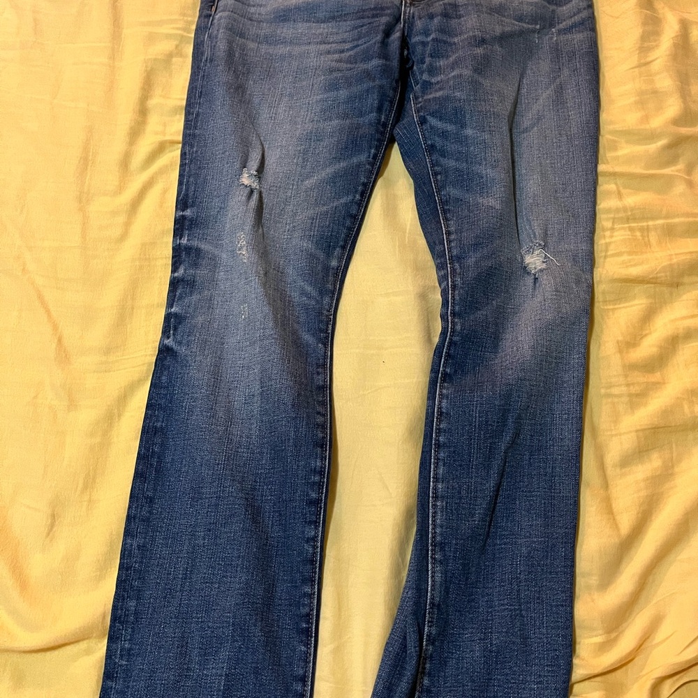 Madewell Men's Faded Blue Skinny Jeans
